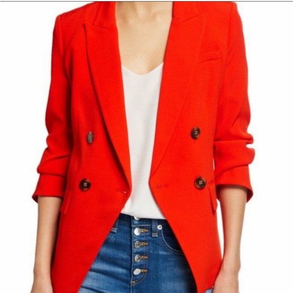 Veronica Beard Dinah Dickey Jacket in Poppy - Picture 2 of 13